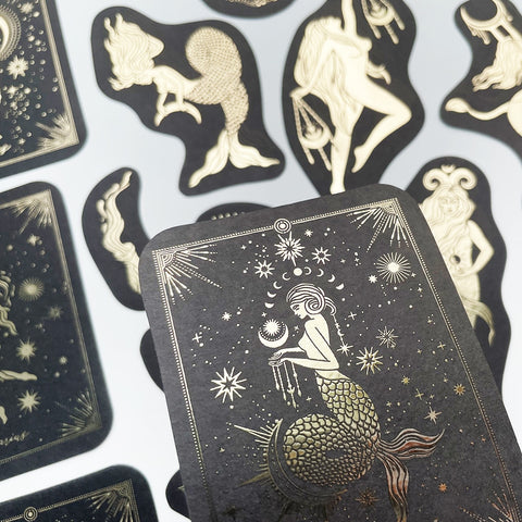 Gold Foil Constellation Stickers