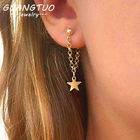 Star Drop Earrings So cute!