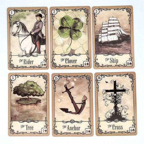 Under the Roses Lenormand Oracle Deck